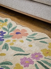 Multi Bright Carter Floral Rug - Image 3 of 5
