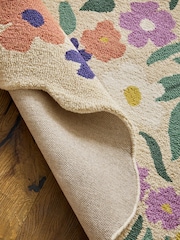 Multi Bright Carter Floral Rug - Image 4 of 5