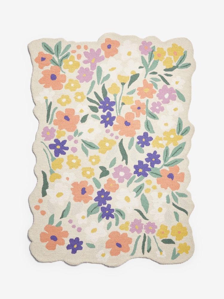Multi Bright Carter Floral Rug - Image 5 of 5