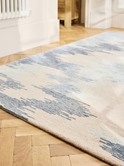 Blue Island Abstract Rug - Image 2 of 6