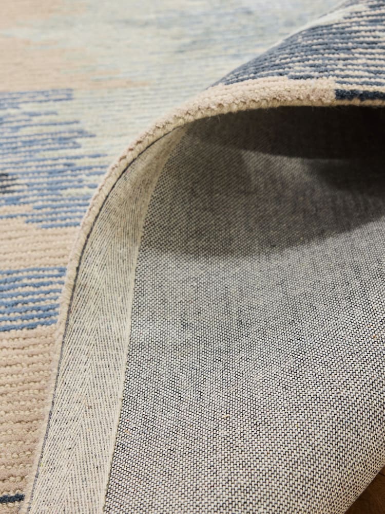 Blue Island Abstract Rug - Image 4 of 6