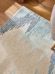 Blue Island Abstract Rug - Image 5 of 6