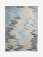 Blue Island Abstract Rug - Image 6 of 6