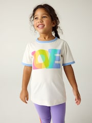 Little Bird by Jools Oliver Pink/Purple Short Sleeve Colourful T-Shirts 2 Pack - Image 6 of 8