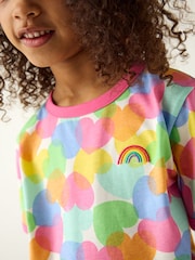 Little Bird by Jools Oliver Pink/Purple Short Sleeve Colourful T-Shirts 2 Pack - Image 8 of 8