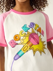 Rosa - Little Bird by Jools Oliver Rainbow Raglan Short Sleeve T-Shirt - Imagen 6 de 7