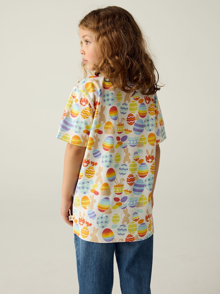 Little Bird by Jools Oliver Lilac Purple Colourful Short Sleeve Super Hoppy T-Shirt - Image 7 of 7