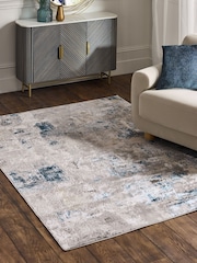 Blue Elena Abstract Rug - Image 1 of 5