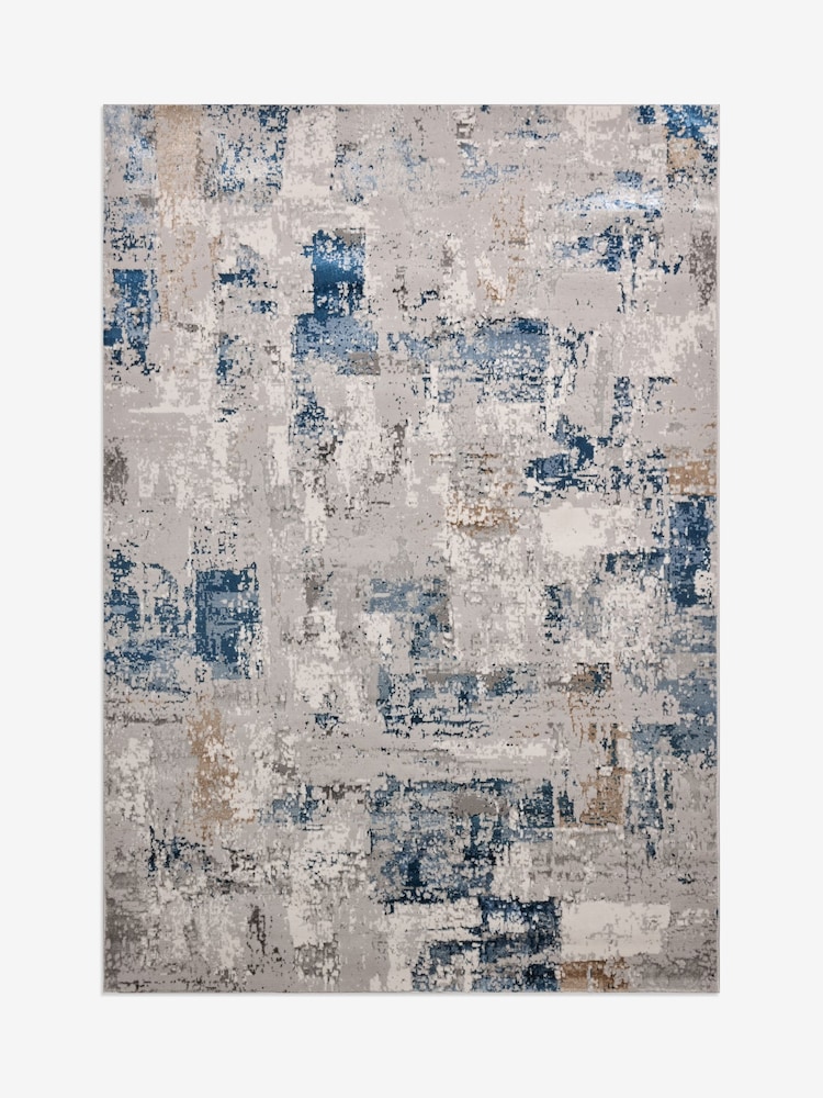 Blue Elena Abstract Rug - Image 5 of 5