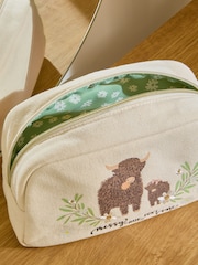 Natural Hamish the Highland Cow Makeup Bag - Image 2 of 4