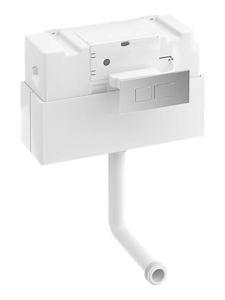 Britton Bathrooms White Sphere Rimless Tall Back to Wall WC Toilet - Image 5 of 5