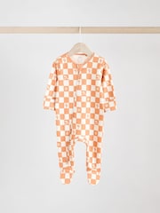 Minerali - Baby Two Way Zip 100% Cotton Sleepsuits 4 Pack (0mths-2yrs) - Slika 4 iz 13