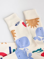 Rouge/Bleu - Combinaisons de nuit à fermeture éclair pour bébés 3 Pack (0mths-3yrs) - Image 11 de 12