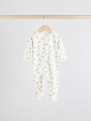 Gris - Dors-bien bébé 100% coton zippés en deux sens 3 Lot (0-2ans) - Image 10 de 10