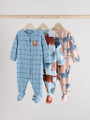 Marineblau - Baby-Schlafanzüge 3 er-Pack (0Monate-3Jahre) - Bild 1 von 14