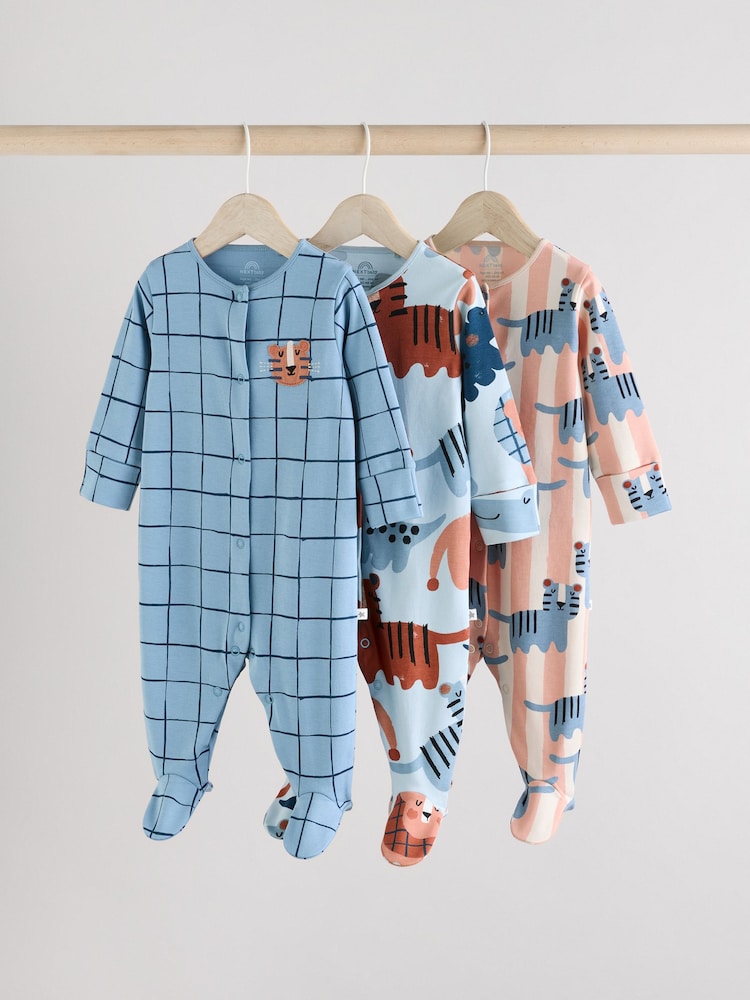 Marineblau - Baby-Schlafanzüge 3 er-Pack (0Monate-3Jahre) - Bild 1 von 14