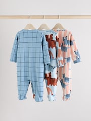 Marineblau - Baby-Schlafanzüge 3 er-Pack (0Monate-3Jahre) - Bild 2 von 14