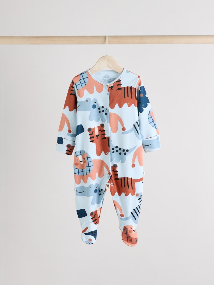 Navy Baby Sleepsuits 3 Pack (0mths-3yrs) - Image 3 of 14