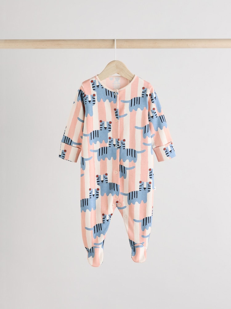 Navy Baby Sleepsuits 3 Pack (0mths-3yrs) - Image 4 of 14