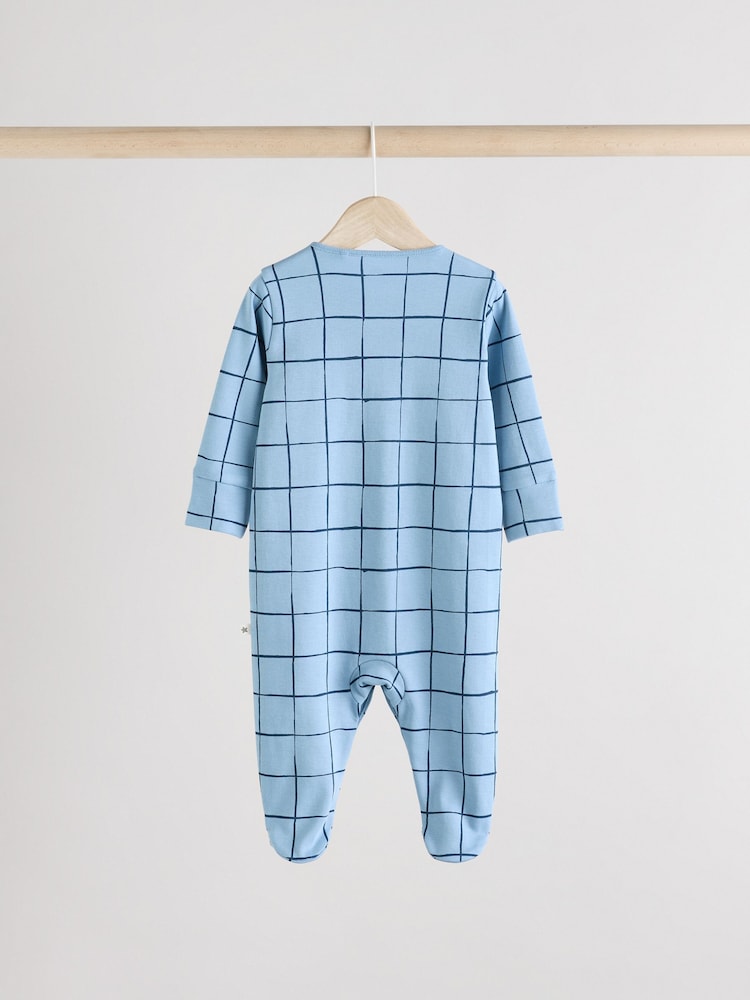 Navy Baby Sleepsuits 3 Pack (0mths-3yrs) - Image 6 of 14