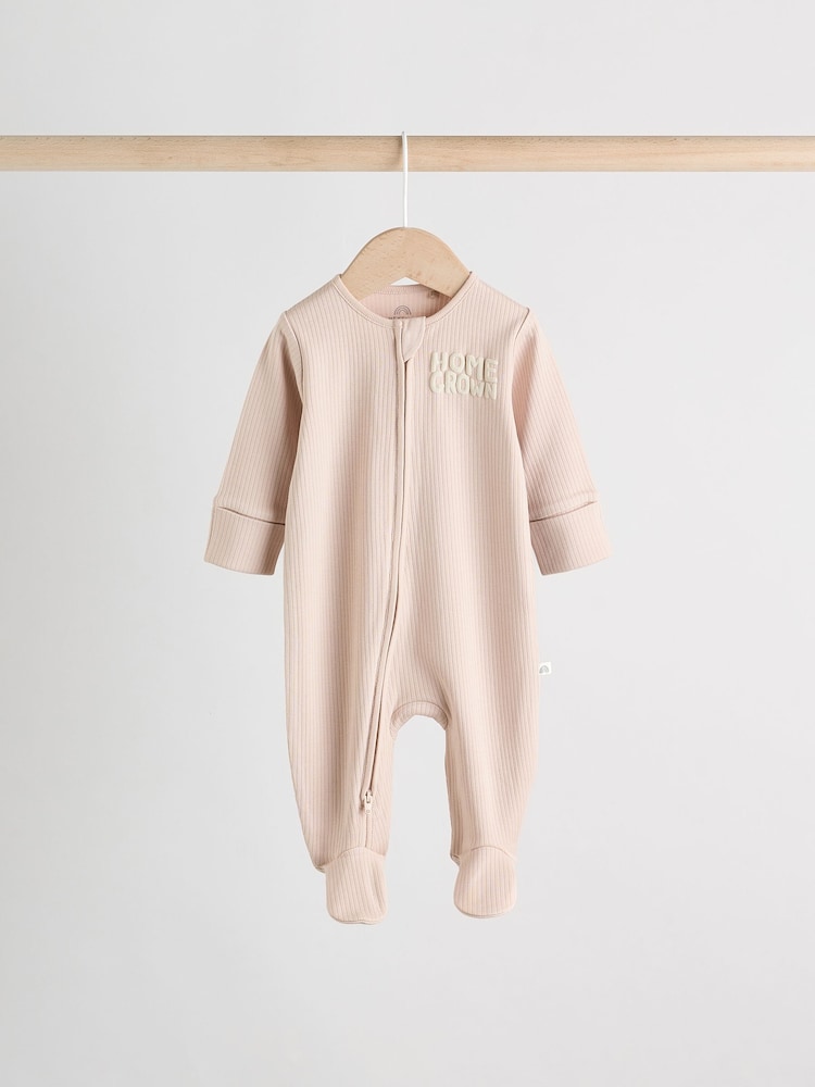 Blue Baby Slogan Sleepsuits 3 Pack (0-2yrs) - Image 4 of 18