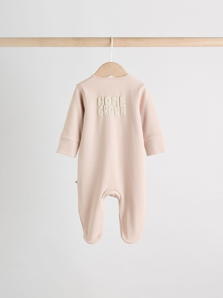 Blue Baby Slogan Sleepsuits 3 Pack (0-2yrs) - Image 7 of 18