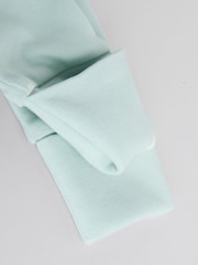 Sage Green 100% Cotton Two Way Zip Baby Sleepsuits 5 Pack (0mths-2yrs) - Image 14 of 15