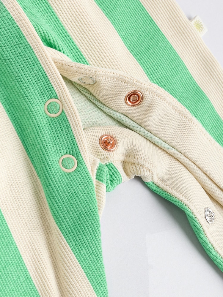 Groen - Verpakking van 3 felgekleurde baby ananas babypyjama's (0 mnd - 3 jr) - Image 10 of 12