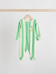 Grün - Helle Baby-Schlafanzüge mit Ananas-Motiv im 3er-Pack (0M.–3J.) - Bild 3 von 12