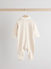 Neutral Baby Embroidered Sleepsuits 3 Pack (0-2yrs) - Image 6 of 12