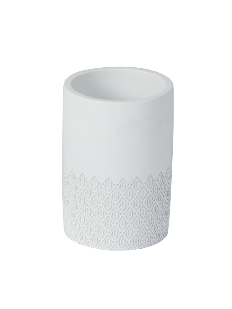 Showerdrape White Chantilly Tumbler - Image 2 of 2 Showerdrape White Chantilly Tumbler - Image 2 of 2