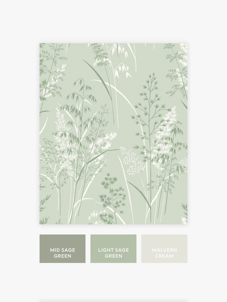 Sage Leaf Sprigs 10M Wallpaper - Image 4 of 4