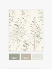 Natural Green Leaf Springs 10M Wallpaper - Image 4 of 4