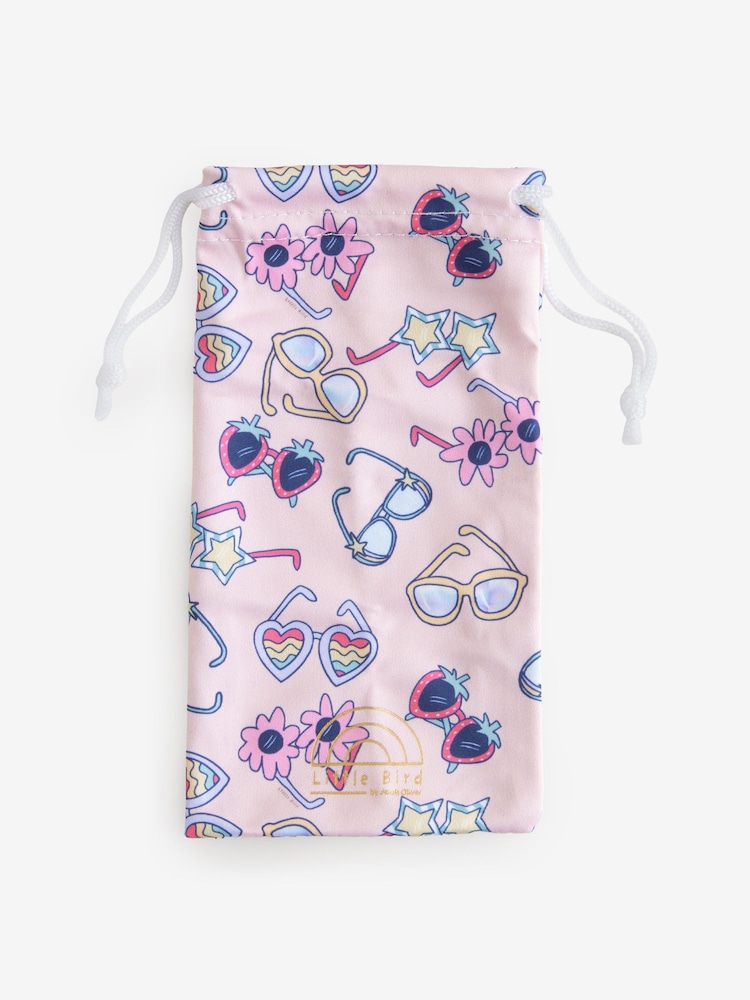 Little Bird by Jools Oliver Pink Rainbow Preppy Sunglasses - Image 5 of 5