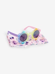 Gafas de sol con corazones de purpurina arcoíris pastel de Little Bird by Jools Oliver - Imagen 1 de 5