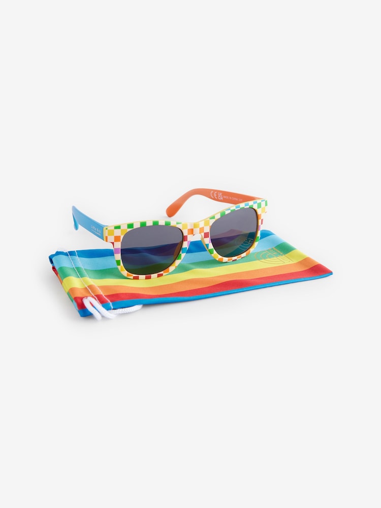 Rood/blauw - Little Bird by Jools Oliver Rainbow Preppy Sunglasses - Image 1 of 1