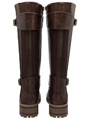 Lotus Brown Knee High Boots - Image 3 of 4