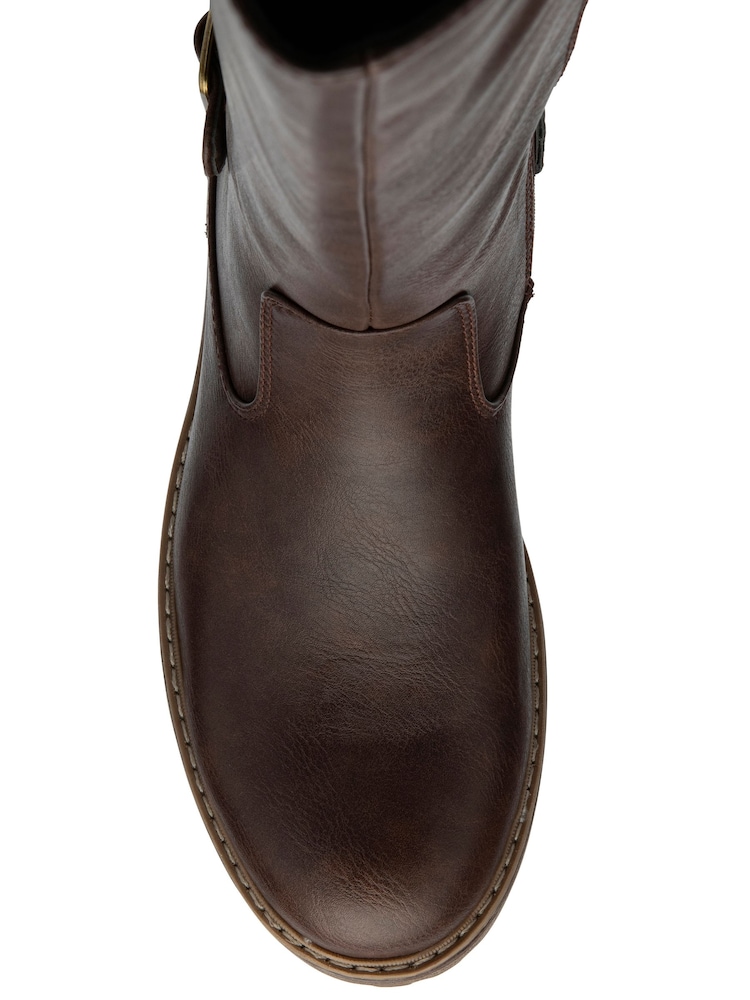 Lotus Brown Knee High Boots - Image 4 of 4