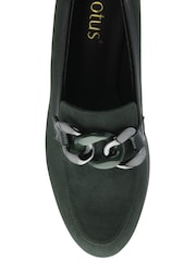 Lotus Green Wedge Loafers - Image 4 of 4