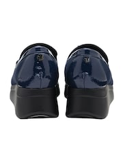 Lotus Blue Wedge Loafers - Image 3 of 4