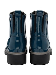 Lotus Blue Patent Ankle Boots - Image 3 of 4