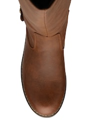 Lotus Brown Knee-High Boots - Image 4 of 4