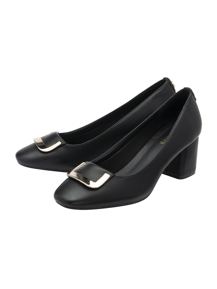 Lotus Block Heel Court Shoes - Image 2 of 4