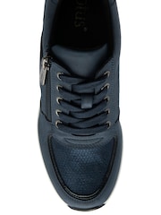 Lotus Blue Zip-Up Wedge Trainers - Image 4 of 4