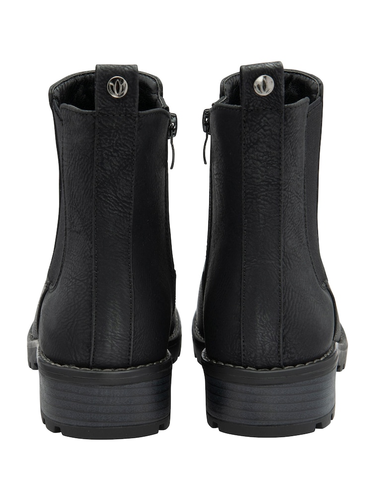 Lotus Black Chelsea Boots - Image 3 of 4