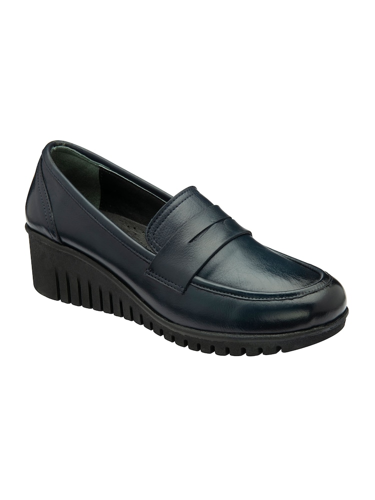 Lotus Usnjeni čevlji Slip-On s polno peto čevlji - Slika 1 iz 4