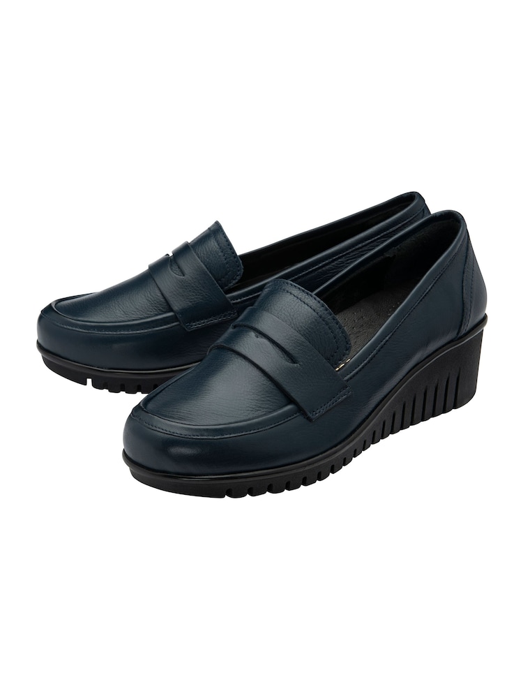 Lotus Usnjeni čevlji Slip-On s polno peto čevlji - Slika 2 iz 4