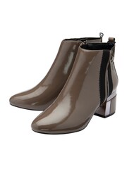 Lotus Natural Heeled Ankle Boots - Image 2 of 4