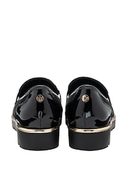 Lotus Black Cleated Sole Loafers - Image 3 of 4