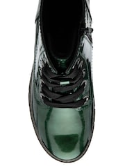 Lotus Green Patent Ankle Boots - Image 4 of 4